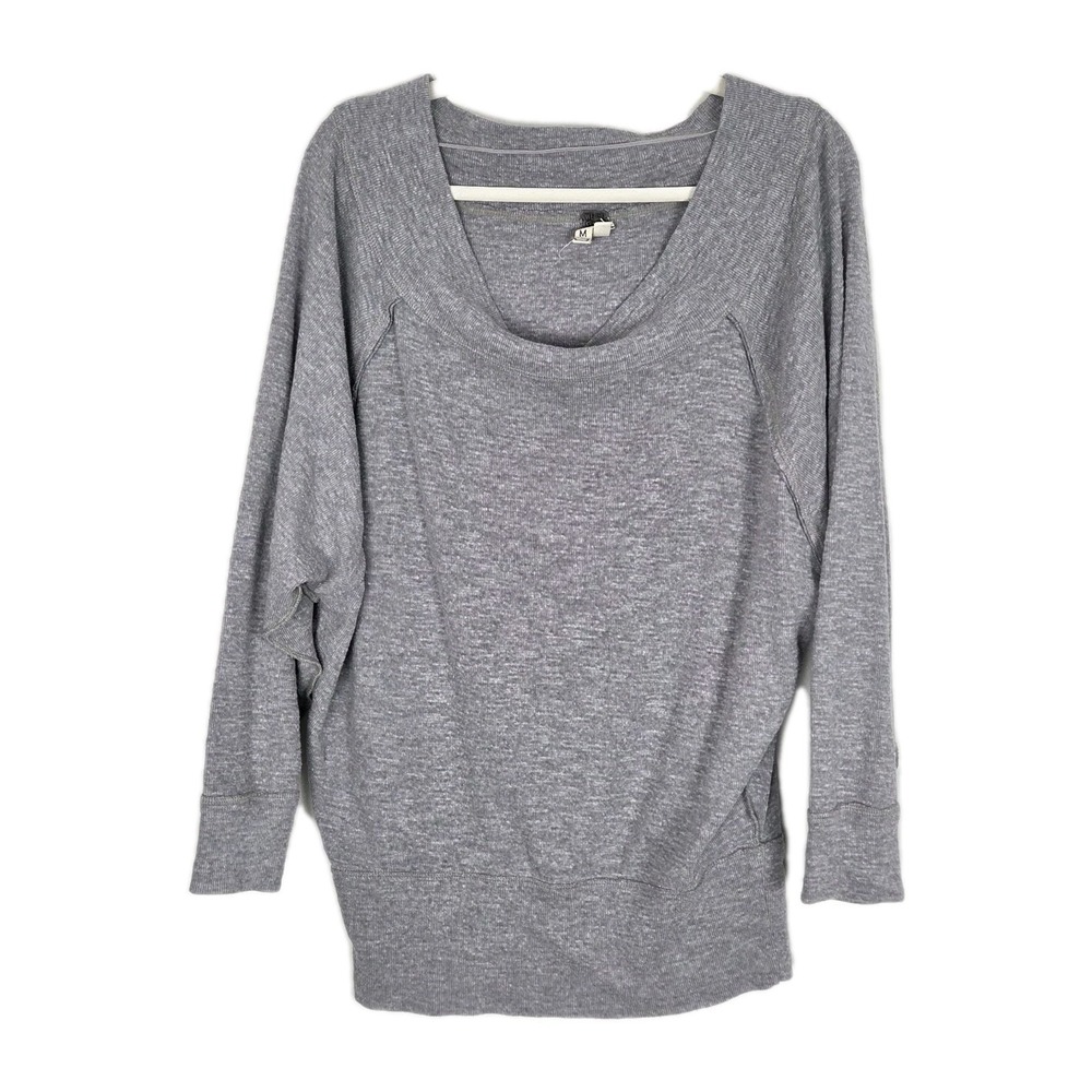 We The Free Women's Dolman Long Sleeve Ribbed Top in Gray Opal Size XS Cowlneck - Picture 1 of 15